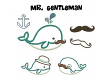 Stickserie - Mr. Gentleman